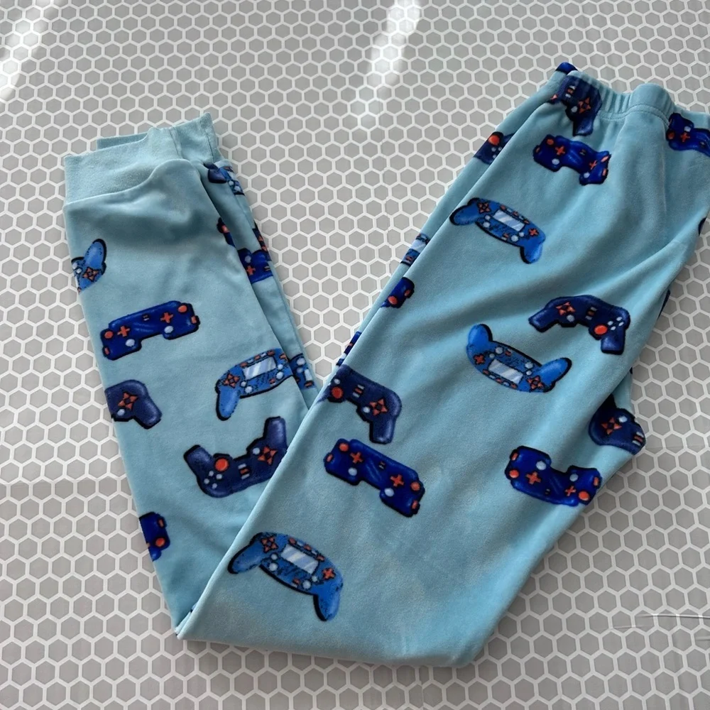 Carter's Blue Game Controller Pajama Set Size 14/14A